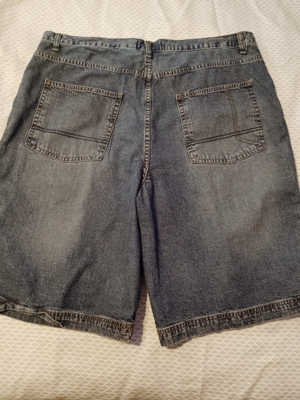 Footlocker Men's Denim Jean Shorts in Faded Blue